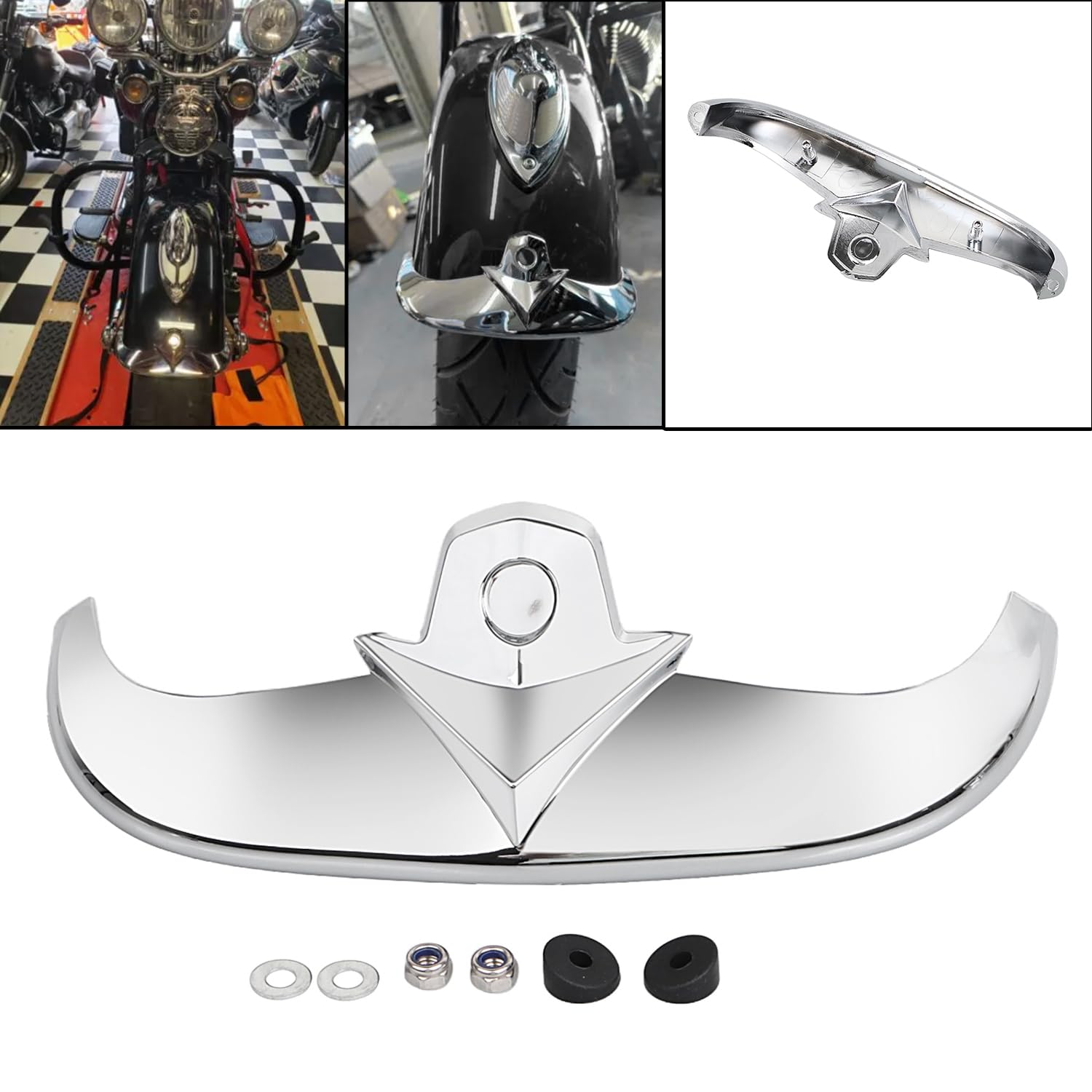 Amazon | BID4ZE フロントフェンダートリムアクセント Harley Heritage